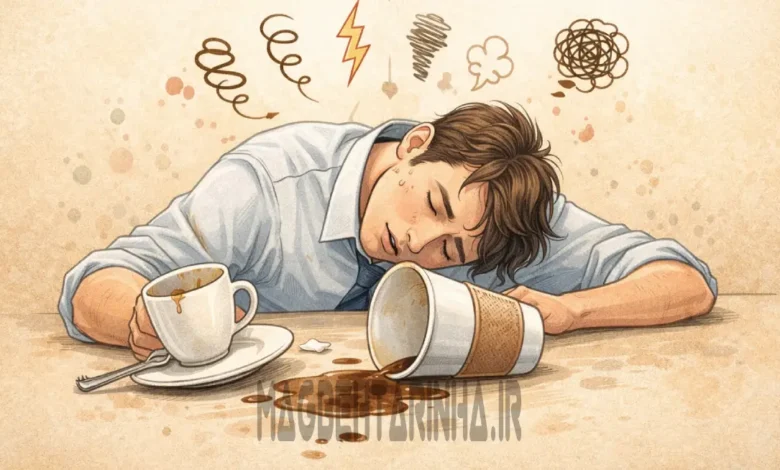 دلیل بی حالی بعد از خوردن قهوه