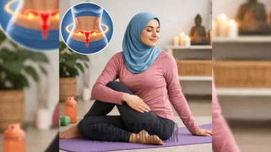 ورزش یوگا برای لاغری شکم و تنبلی تخمدان